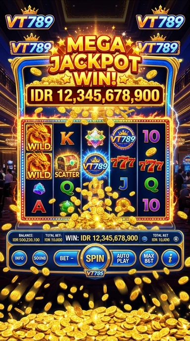Tampilan utama aplikasi vt789 dengan berbagai kategori.
